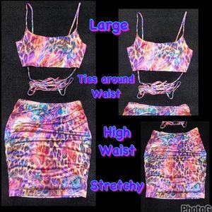 Women’s mini skirt set